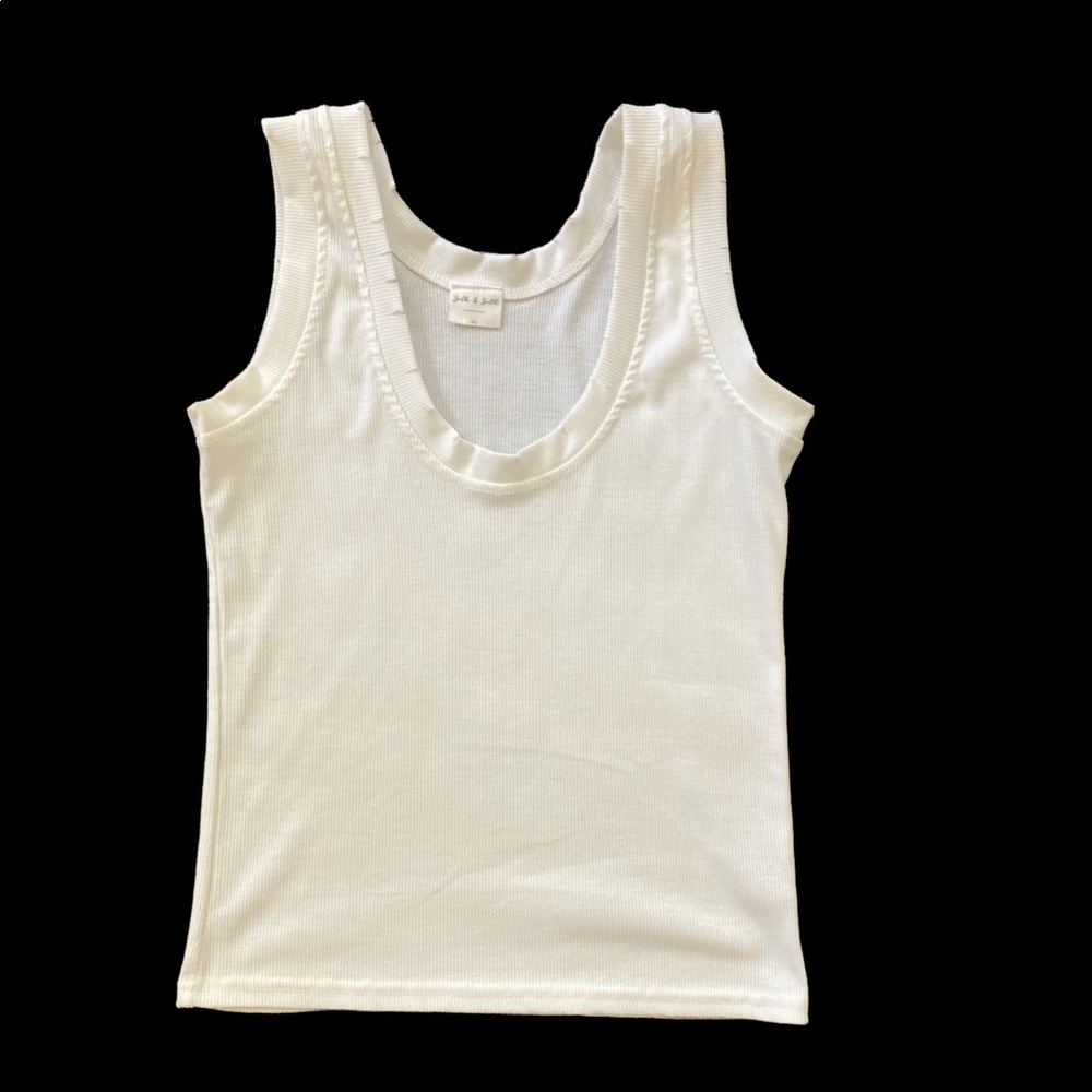 Silk & Salt ribbed tank